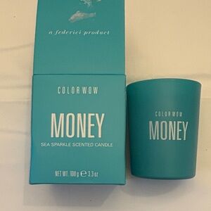 Color Wow Teal Scented Candle